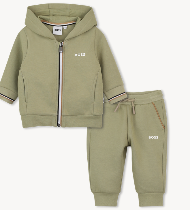 Ensemble de jogging orme kaki babyboy Boss H26