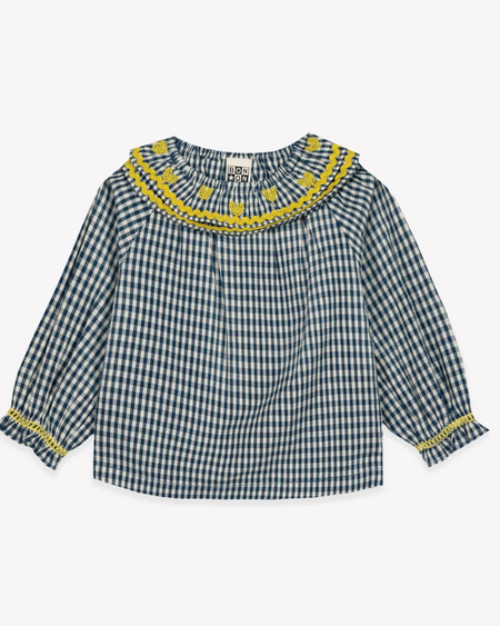 Blouse Solane vichy babygirl Bonton H26
