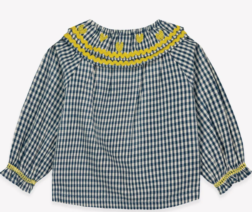 Blouse Solane vichy babygirl Bonton H26