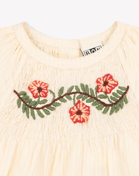 Blouse flower milk babygirl Bonton H26