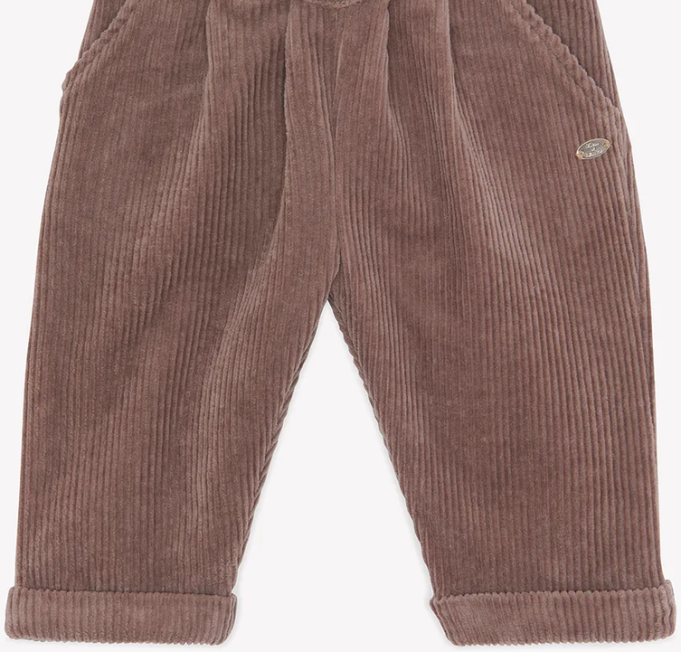 Pantalon en velours beige moyen babygirl Tartine et Chocolat H26