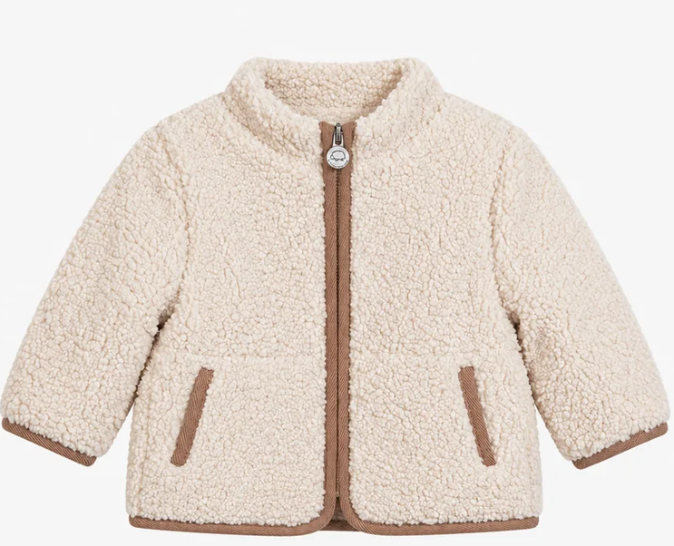 Cardigan avec col montant beige Tartine et Chocolat H26