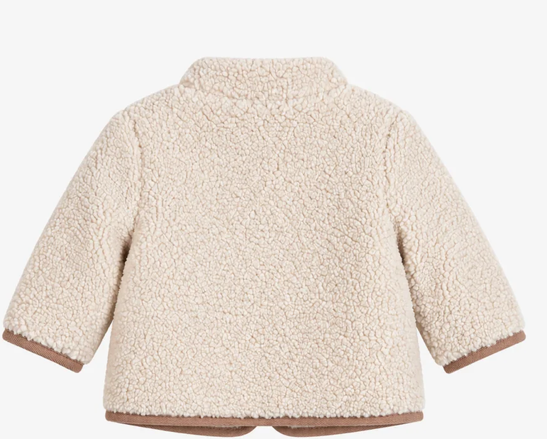 Cardigan avec col montant beige Tartine et Chocolat H26