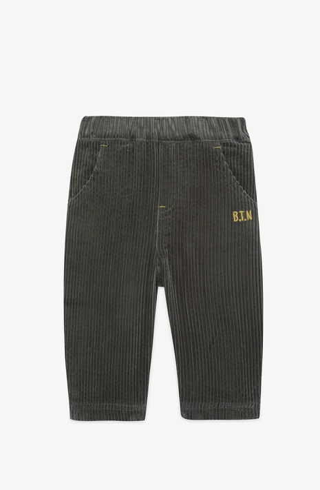 Pantalon Paco en velours kaki babyboy Bonton H26