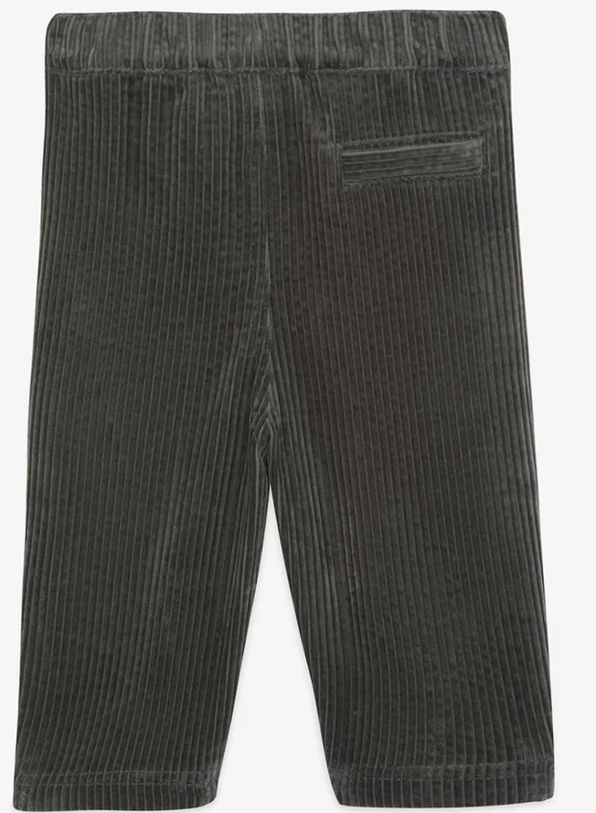 Pantalon Paco en velours kaki babyboy Bonton H26