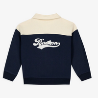 Ensemble gilet et jogging prime en coton navy babyboy Bonton H26