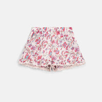 Short Vallaloid cream floral haven fille Louise Misha E26