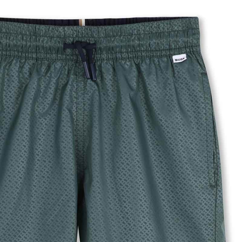 Short de bain vert garçon Boss E26