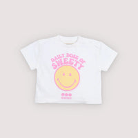 Tee Shirt Smiley World fille The New Society E26