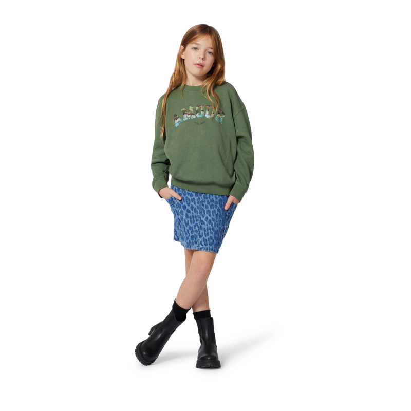 Sweat chiné turtle fille Zadig & Voltaire H25