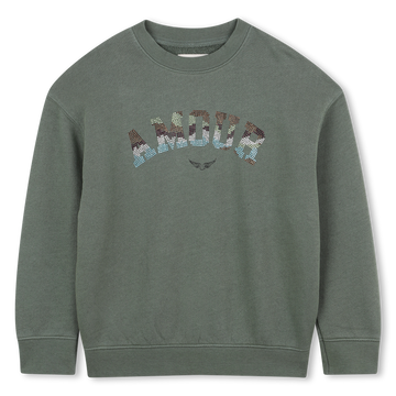 Sweat chiné turtle fille Zadig & Voltaire H25