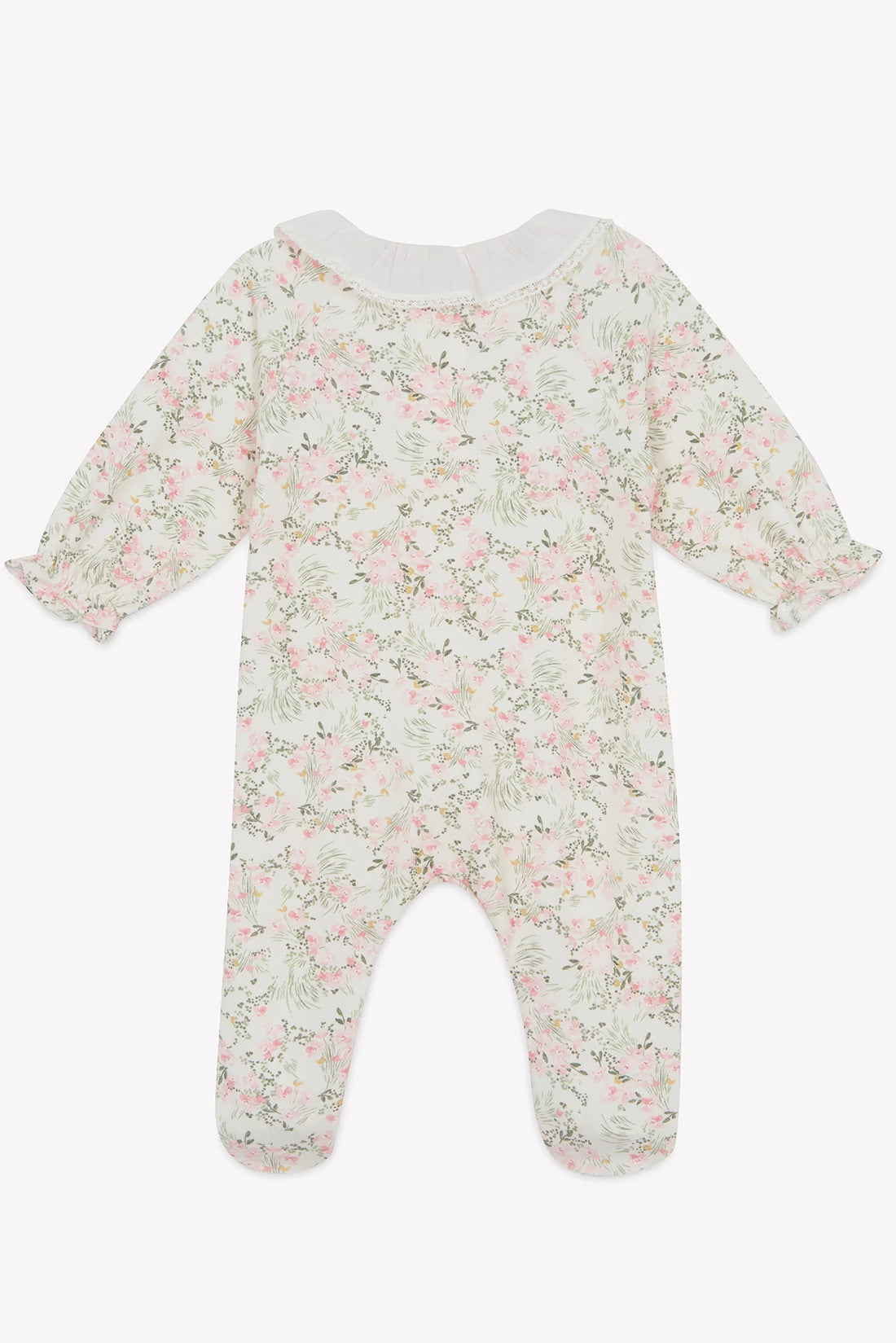 Pyjama rose pâle jardin hivernal babygirl Tartine et Chocolat