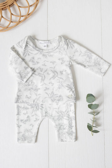 Pyjama deux pièces toile de Jouy babyboy Tartine et Chocolat