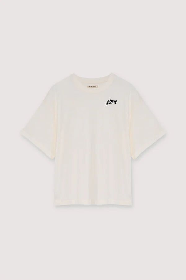 Tee Shirt mazus écru fille The New Society E26