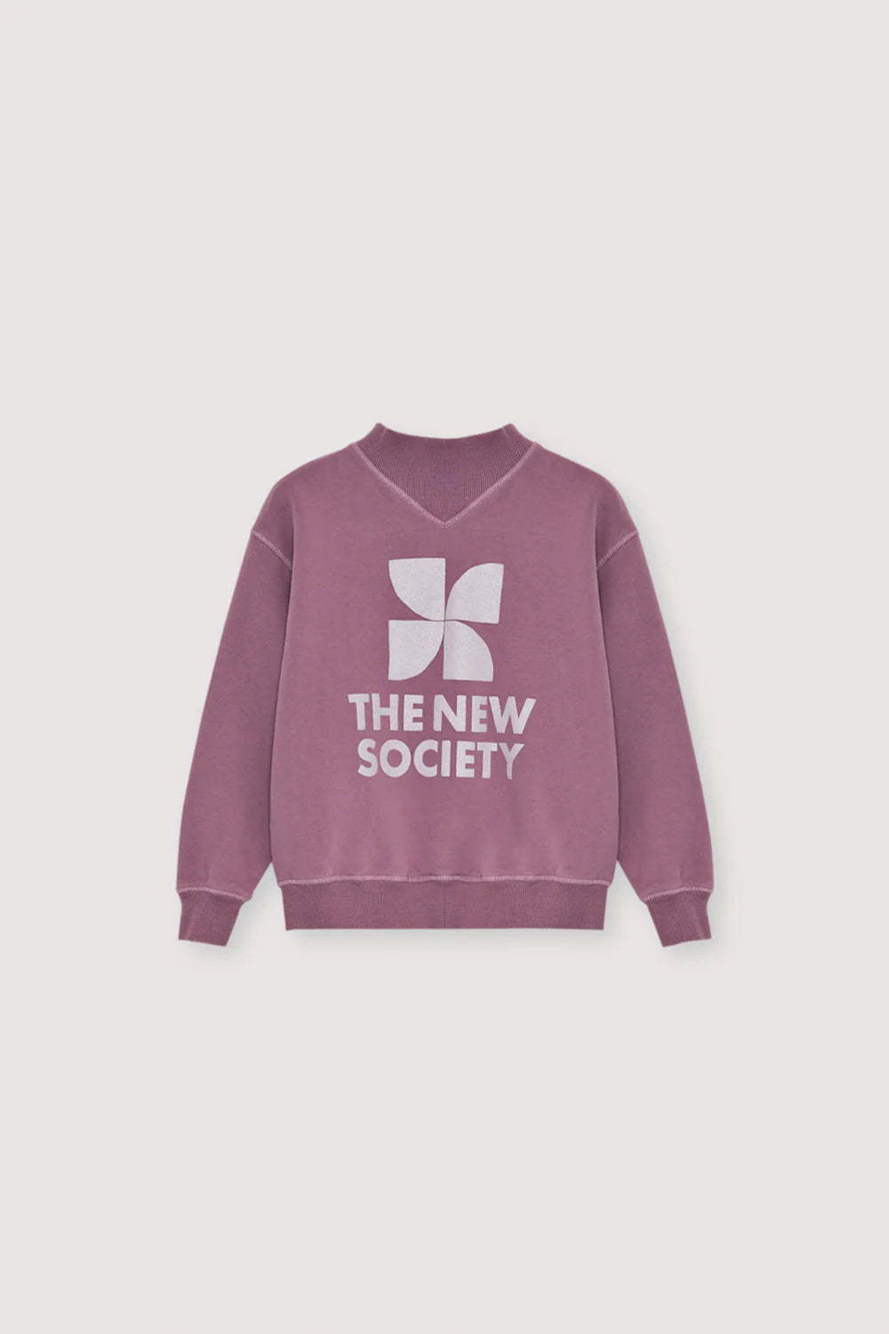 Sweat Mauve Fille The New Society H25
