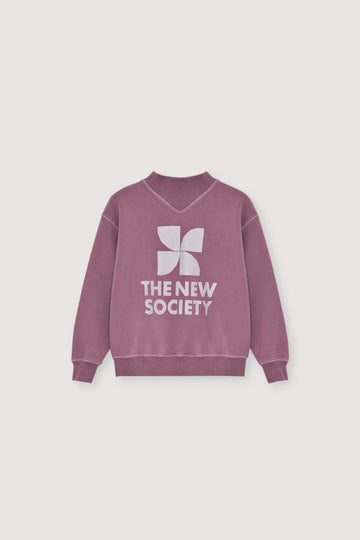 Sweat Mauve Fille The New Society H25