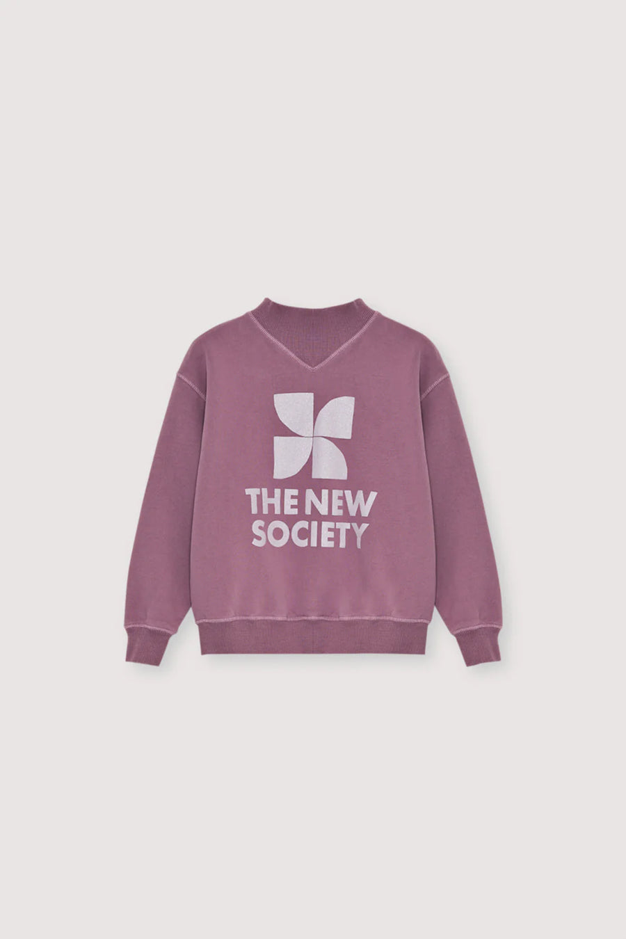 Sweat Mauve Fille The New Society H25