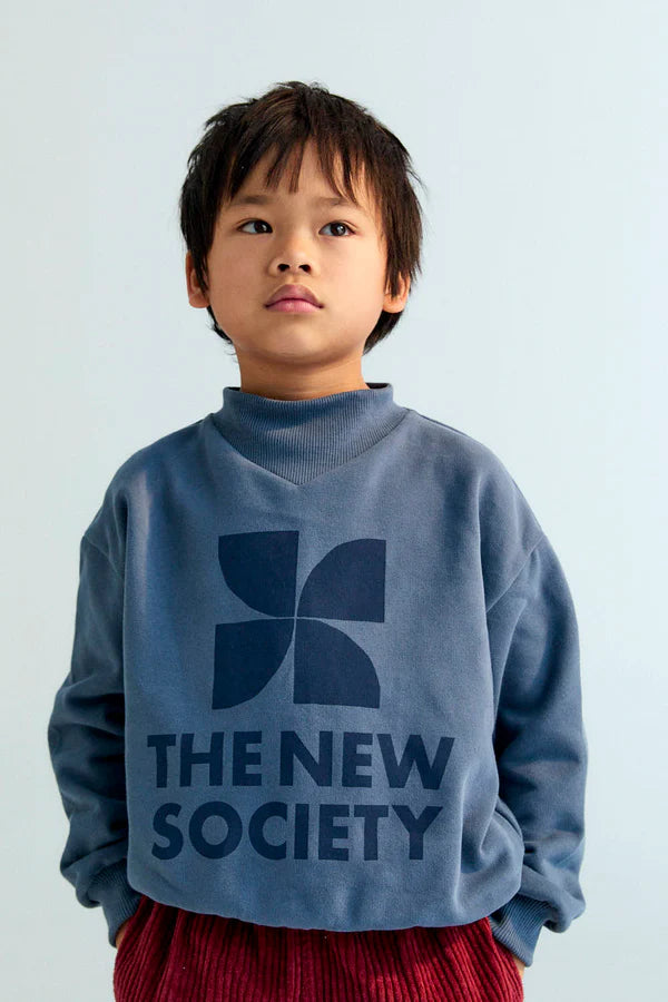 Sweat Bleu Mixte The New Society H25