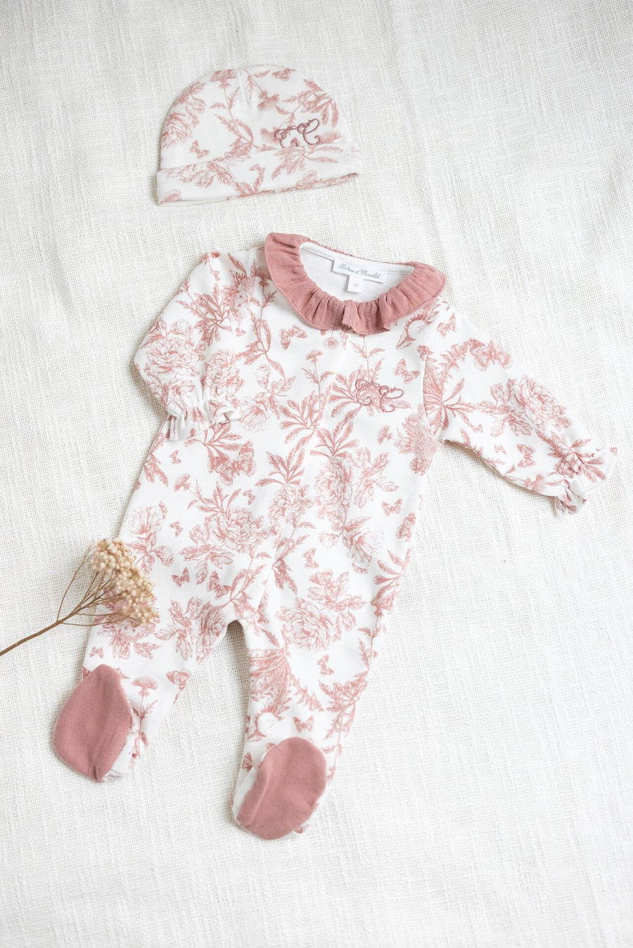 Pyjama Toile de Jouy en coton babygirl Tartine et Chocolat