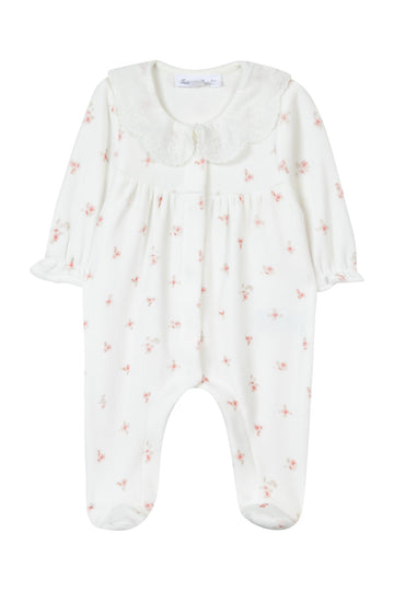 Pyjama nacre imprimé Fleurs babygirl Tartine et Chocolat