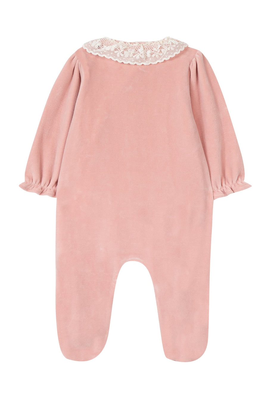 Bébé Fillette en pyjama avec Tétine rose, 7,4 x 4cm, petite