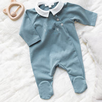Pyjama bleu nuage abécédaire babyboy Tartine et Chocolat
