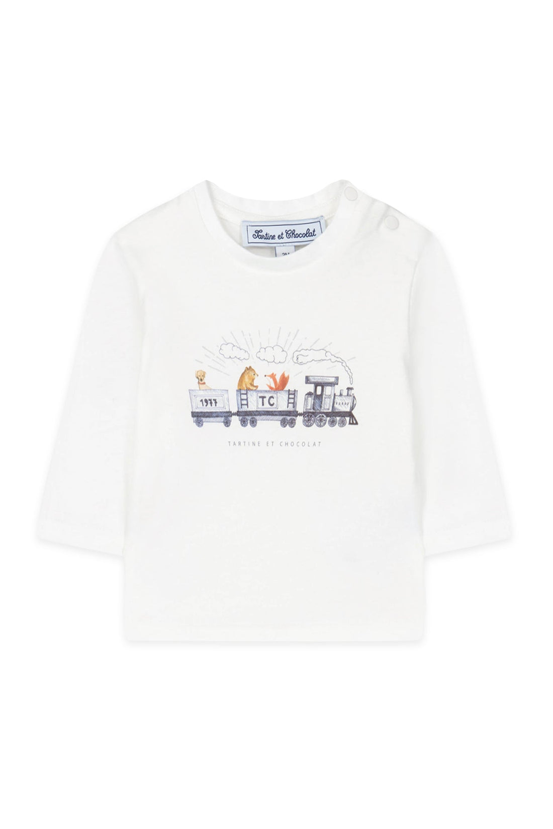 Tee-shirt train babyboy Tartine et Chocolat H24