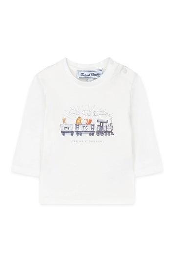 Tee-shirt train babyboy Tartine et Chocolat H24