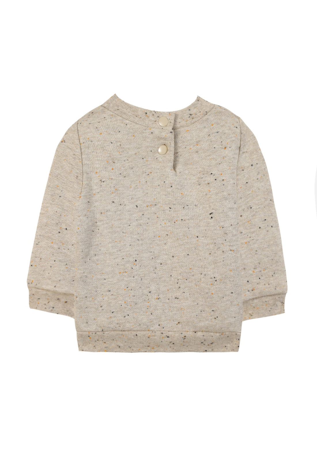 Sweat train beige chiné babyboy Tartine et Chocolat H24