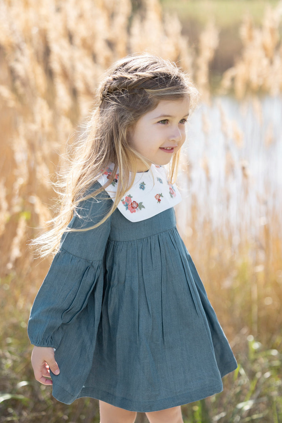 Robe en denim babygirl Tartine et Chocolat H24