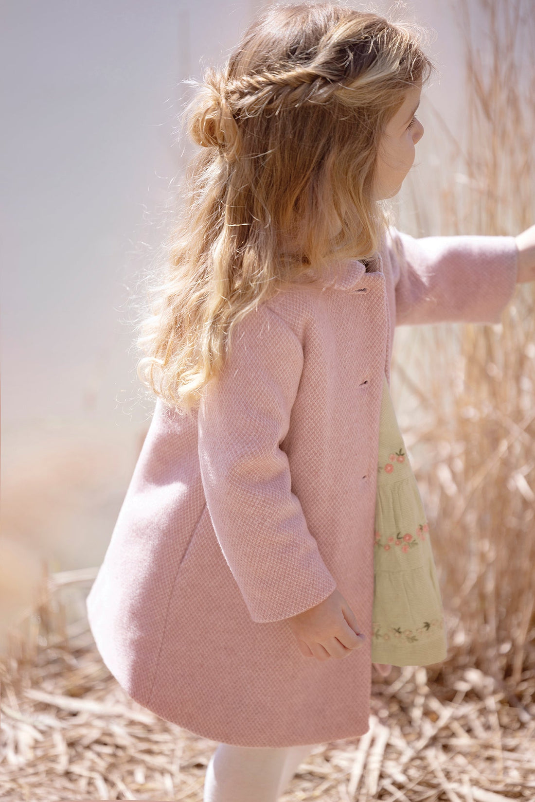 Manteau rose ancien babygirl Tartine et Chocolat H24