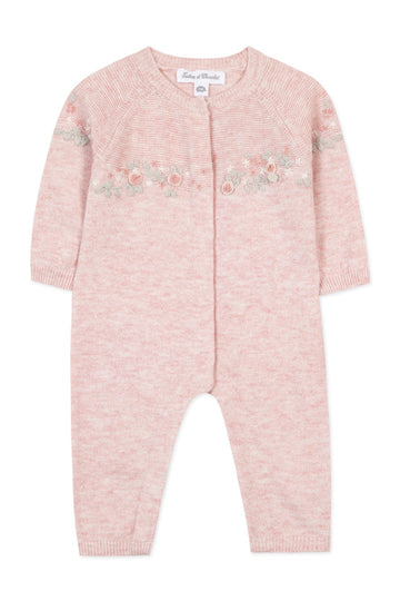 Combinaison broderie rose babygirl Tartine et chocolat