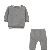 Ensemble jogging gris chiné babyboy Tartine et Chocolat 