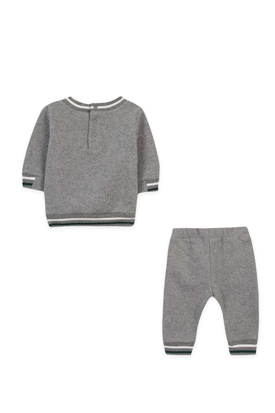 Ensemble jogging gris chiné babyboy Tartine et Chocolat 