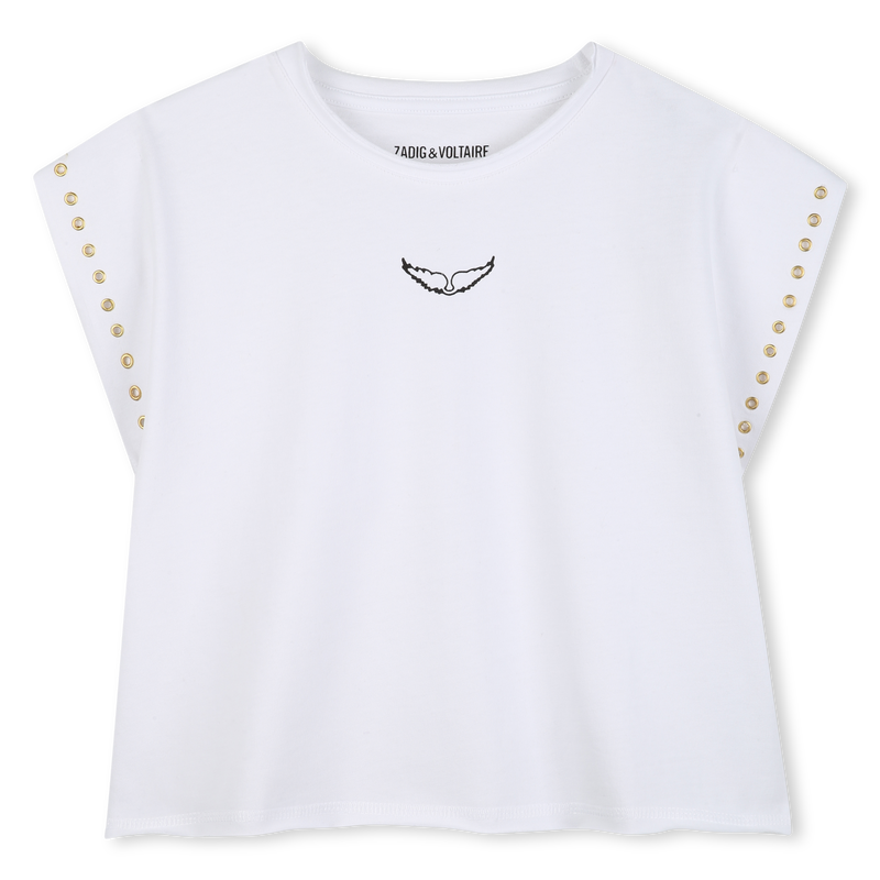 Tee-Shirt blanc Fille Zadig & Voltaire E26