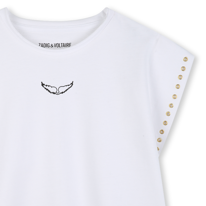 Tee-Shirt blanc Fille Zadig & Voltaire E26