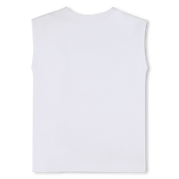 Tee-Shirt débardeur blanc fille Zadig & Voltaire E26