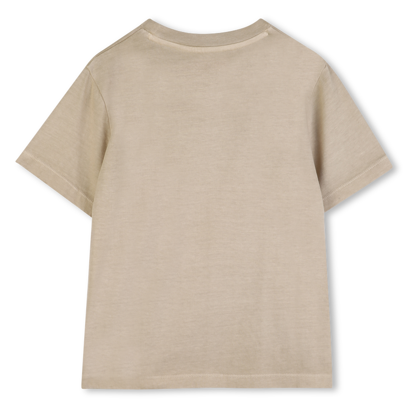 Tee-Shirt à manche courte beige foncé garçon Zadig & Voltaire E26