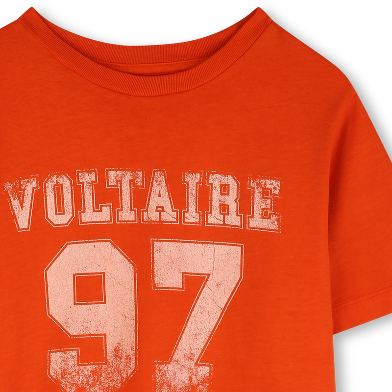 Tee-Shirt à manche courte sepia garçon Zadig & Voltaire E26