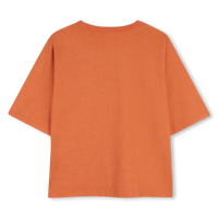 Tee-Shirt manches courtes mandarin orange fille Zadig & Voltaire E26