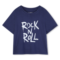 Tee-Shirt manches courtes medieval bleue Fille Zadig & Voltaire E26