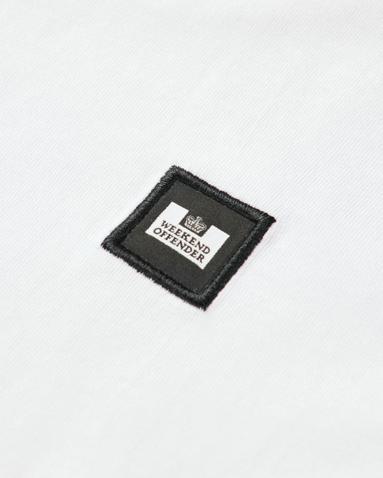 Tee-shirt Brooklands White garçon Weekend Offender E26