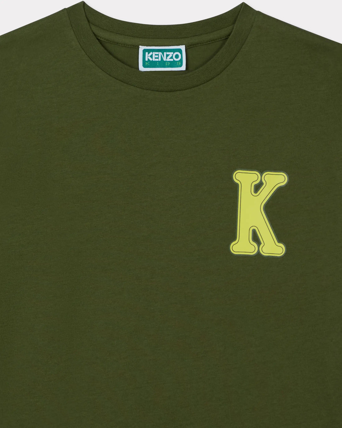 Tee-shirt "Eden Jungle" kaki garçon Kenzo E26