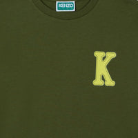 Tee-shirt "Eden Jungle" kaki garçon Kenzo E26
