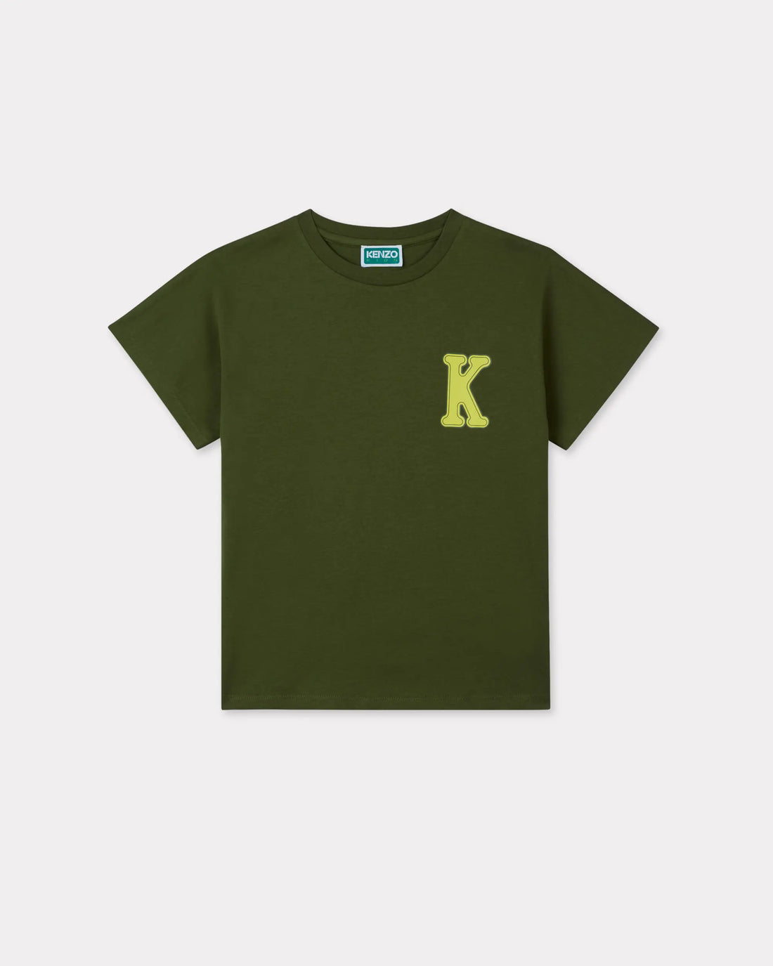 Tee-shirt "Eden Jungle" kaki garçon Kenzo E26