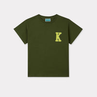 Tee-shirt "Eden Jungle" kaki garçon Kenzo E26