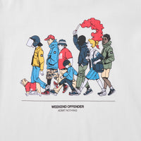 Tee-shirt Everyone Graphic White garçon Weekend Offender E26