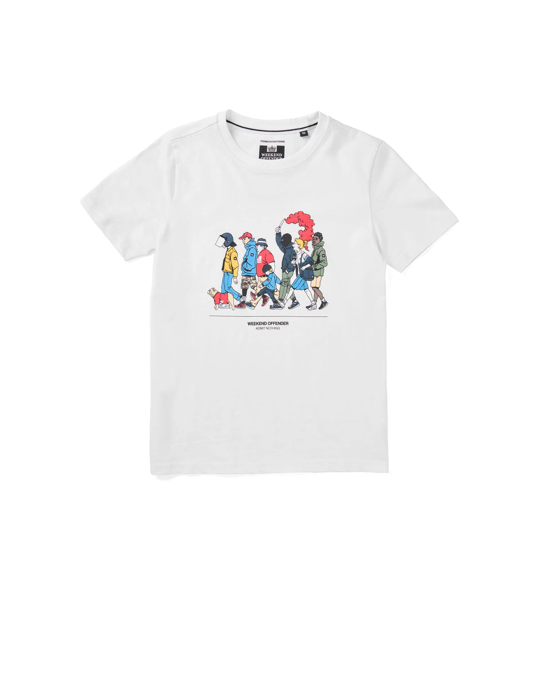 Tee-shirt Everyone Graphic White garçon Weekend Offender E26