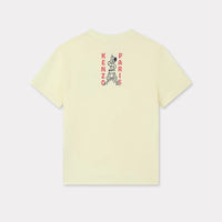 Tee-shirt en coton jaune garçon Kenzo E26