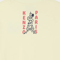 Tee-shirt en coton jaune garçon Kenzo E26